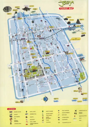 Gambar 8. Peta Pariwisata Yogyakarta 