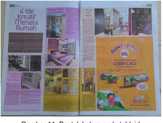 Gambar 11. Bentuk kolom pada tabloid 