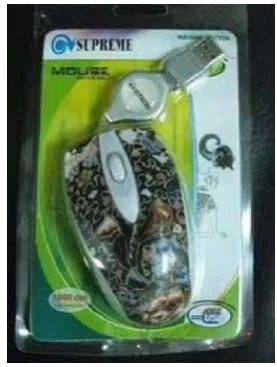 Gambar : Mouse dengan sentuhan batik 