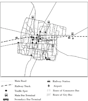 Figure 2: Trafﬁc condition in study area (Yogyakarta Urban Air Quality Improvement Program-UAQ-i, 2006.