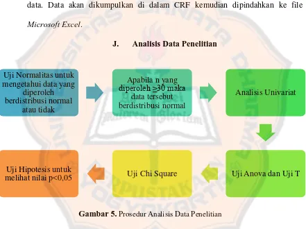 Gambar 5. Prosedur Analisis Data Penelitian  
