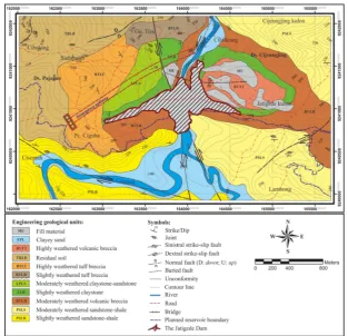 Figure 1: Slope inclination map of the research area.