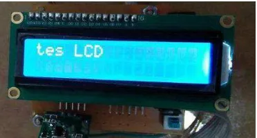 Gambar 4.3 Tampilan Display LCD 