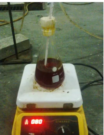 Gambar D.1 Pembuatan deep eutectic solvent