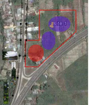 Gambar 4.33 zoning site 