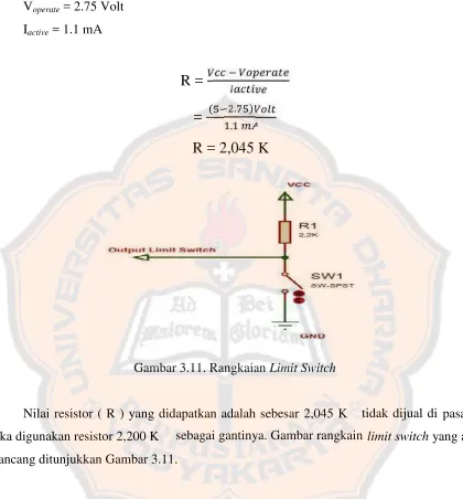 Gambar 3.11. Rangkaian Limit Switch