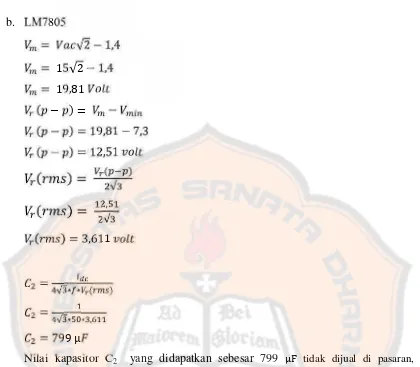 Gambar 3.12. Rangkaian Catu Daya