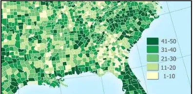 Gambar 3. Choropleth map 