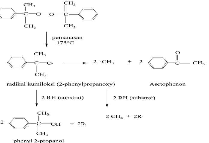 Gambar 2.2 Struktur dikumil peroksida 