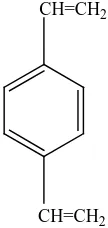 Gambar 2.4 Struktur divinil benzena                          