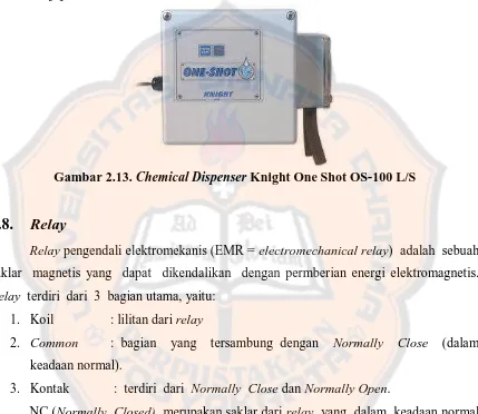 Gambar 2.13. Chemical Dispenser Knight One Shot OS-100 L/S 