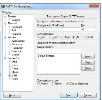 Gambar 6. Tampilan PuTTY 