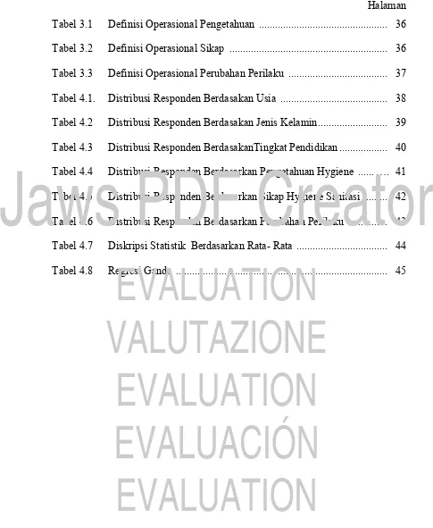 Tabel 3.1  