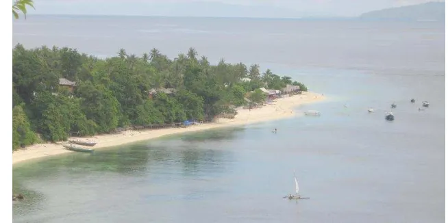 Gambar 3. Lokasi wisata Tanjung Karang dilihat dari salahsatu sisi 