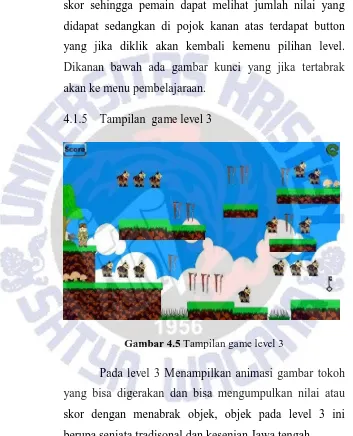Gambar 4.5 Tampilan game level 3 