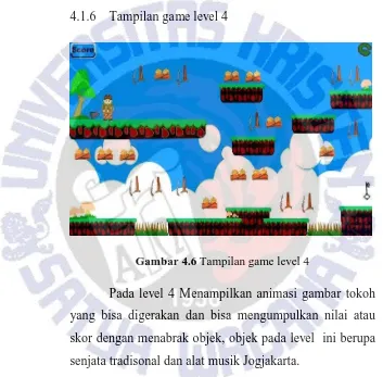 Gambar 4.6 Tampilan game level 4 