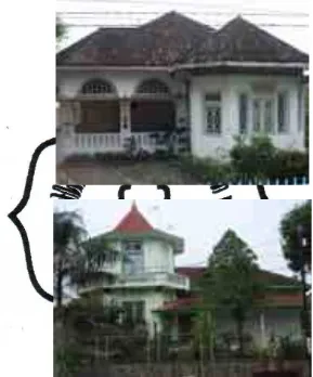 Gambar 4. Rumah-rumah Tinggal Belanda Cina di Jalan Diponegoro (dok.pribadi) 
