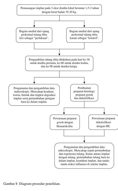 Gambar 8  Diagram prosedur penelitian. 