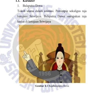 Gambar 4.1 Rajabalaputra Dewa 