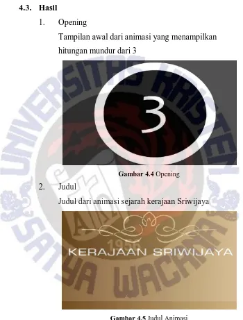 Gambar 4.5 Judul Animasi 