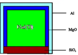 Gambar 2.4. Konfigurasi Detektor NaI(Tl) (Tavakoli dkk. ,2009) 