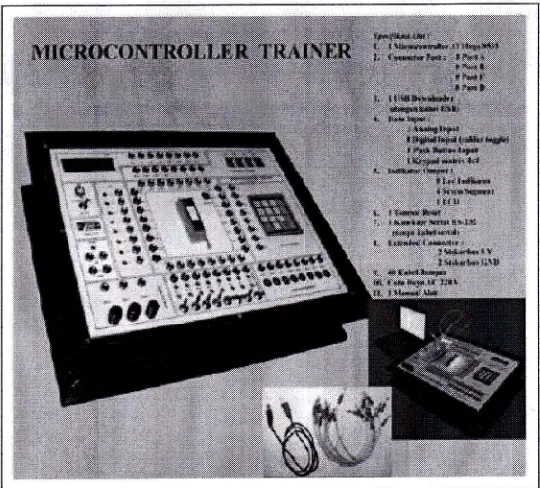 Gambar 4. Perangkat bantu pembelajaran mikrokontroler