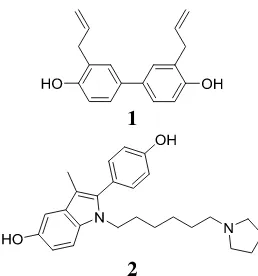 Figure 1) as a potential fragment [2] for estrogen 