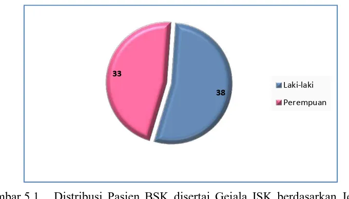 Tabel 5.1. Distribusi Pasien BSK disertai Gejala ISK berdasarkan Usia 