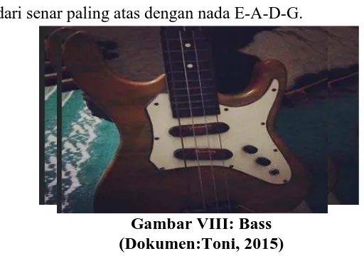 Gambar VIII: Bass (Dokumen:Toni, 2015) 