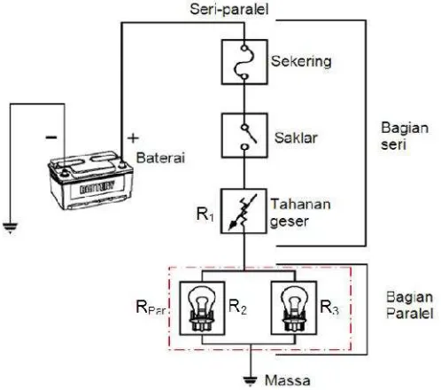 Gambar Rangkaian seri-paralel