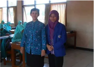 Gambar 1. Dokumentasi wawancara dengan Ibu Lailla selaku KetuaKompetensi Keahlian Administrasi Perkantoran SMK Negeri 2 Purworejo
