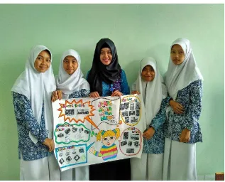 Gambar 3 Lomba Estafet Kelereng dalam rangka HUT SMKN 1 Wonosari dan HUT RI 