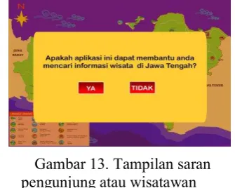 Gambar 13. Tampilan saran 