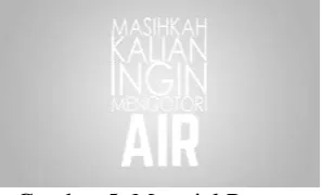 Gambar 4. Material Shower Kotor 
