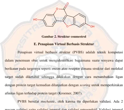 Gambar 2. Struktur coumestrol 