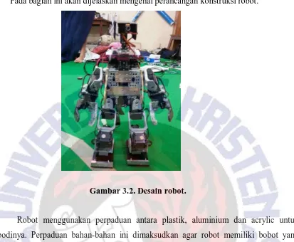 Gambar 3.2. Desain robot. 