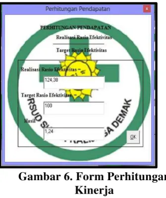 Gambar 6. Form Perhitungan 
