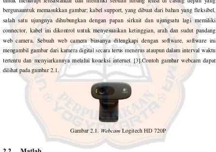 Gambar 2.1. Webcam Logitech HD 720P 