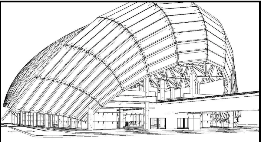 Gambar 6.3. Entrance selatan stasiun 