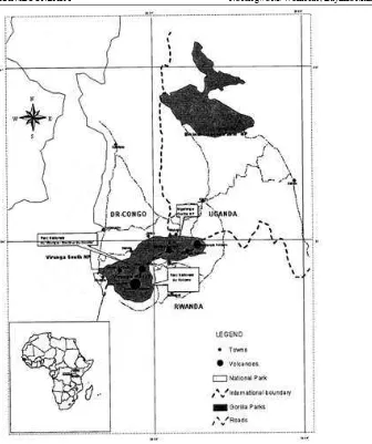 Figure 1. Location of Mgahinga Gorilla National Park 