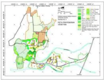 Gambar 3. Peta penggunaan lahan eksisting. 