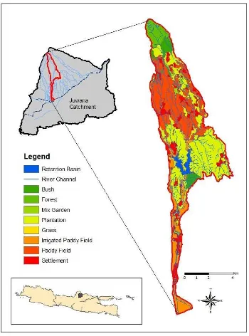 Figure 1. Location of Logung Sub-catchment