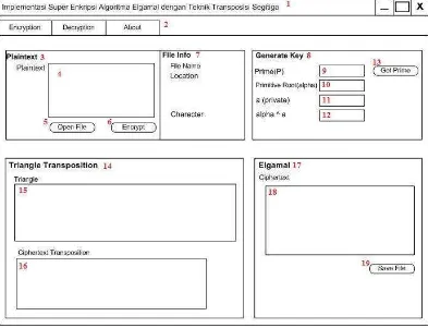 Gambar 3.12 Rancangan Form Enkripsi 