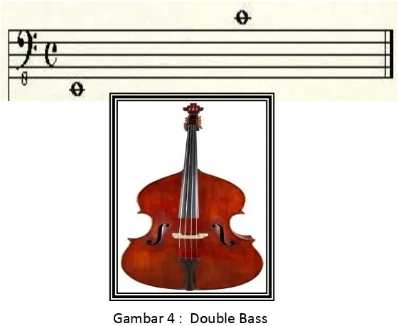 Gambar 4 :  Double Bass    