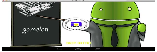 Gambar 4.8 Implementasi splash screen 