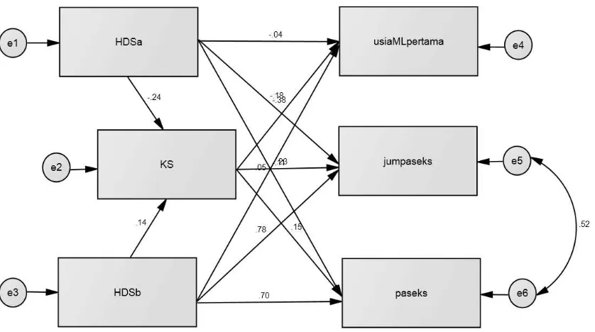 Gambar 1. Model Analisis Jalur 