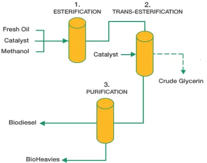 Gambar 5. Proses Pembuatan Biodiesel 