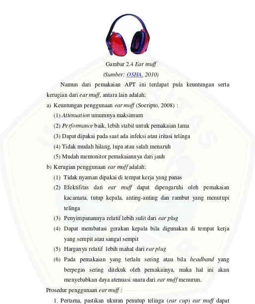 Gambar 2.4 Ear muff 