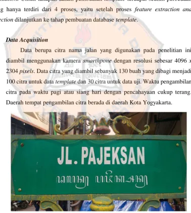 Gambar 4.1 Citra Jalan Pajeksan 