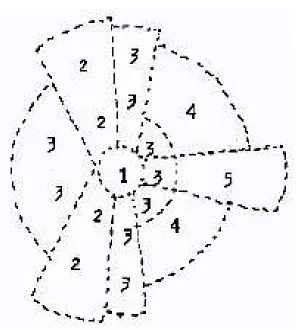 Gambar 1.2Model Teori Sektor (Homer Hoyt)